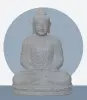 Product image 1 of the product “Seated Buddha made of Riverstone in Dhyana position - gesture of meditation, 62cm height, natural ”